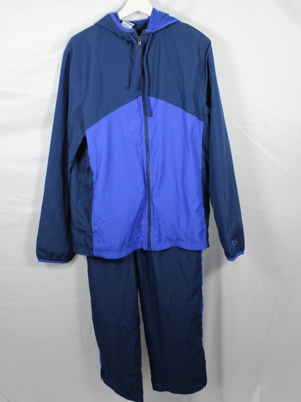 Starter Track Suit Men's Navy Blue Jacket Pants M 38-40 Running Training Hooded